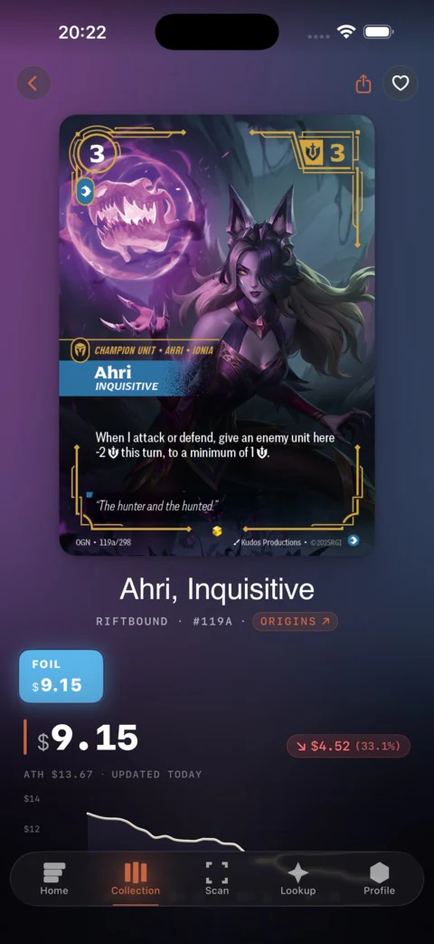 Riftbound 卡牌 Ahri