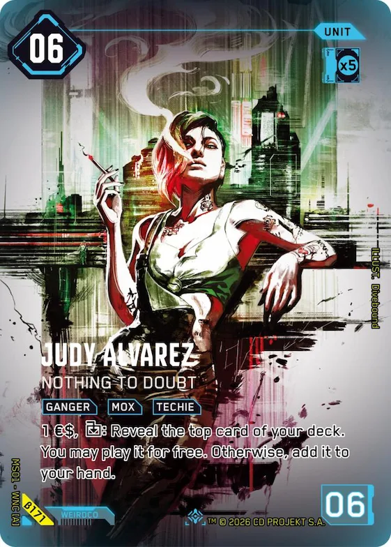 Judy Alvarez - Nothing to Doubt (ISecret) #b171 – Welcome to Night City - Beta