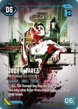 Judy Alvarez - Nothing to Doubt (ISecret) #b171 – Welcome to Night City - Beta