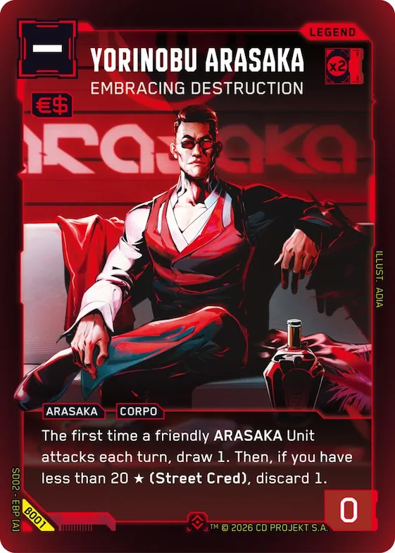 Yorinobu Arasaka - Embracing Destruction #b1 – Embracing Power - Beta Starter Deck
