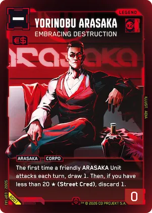 Yorinobu Arasaka - Embracing Destruction #b1 – Embracing Power - Beta Starter Deck