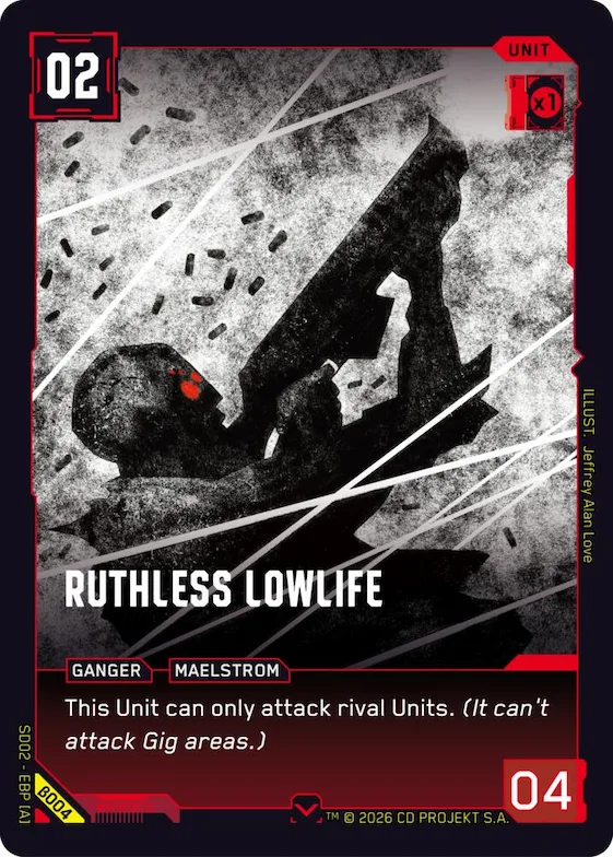 Ruthless Lowlife #b4 – Embracing Power - Beta Starter Deck