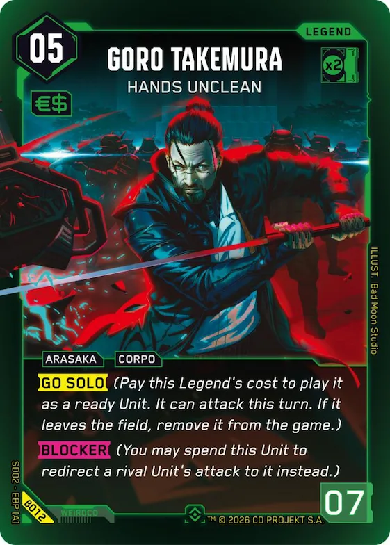 Goro Takemura - Hands Unclean #b12 – Embracing Power - Beta Starter Deck