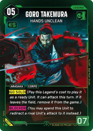 Goro Takemura - Hands Unclean #b12 – Embracing Power - Beta Starter Deck