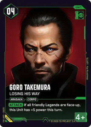Goro Takemura - Losing His Way #b17 – Embracing Power - Beta Starter Deck