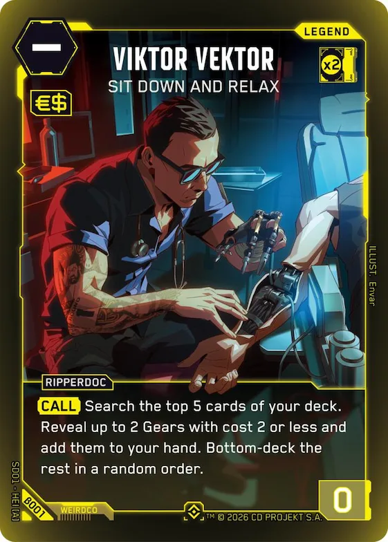Viktor Vektor - Sit Down and Relax #b1 – The Heist - Beta Starter Deck