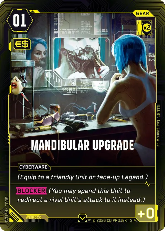 Mandibular Upgrade #b8 – The Heist - Beta Starter Deck