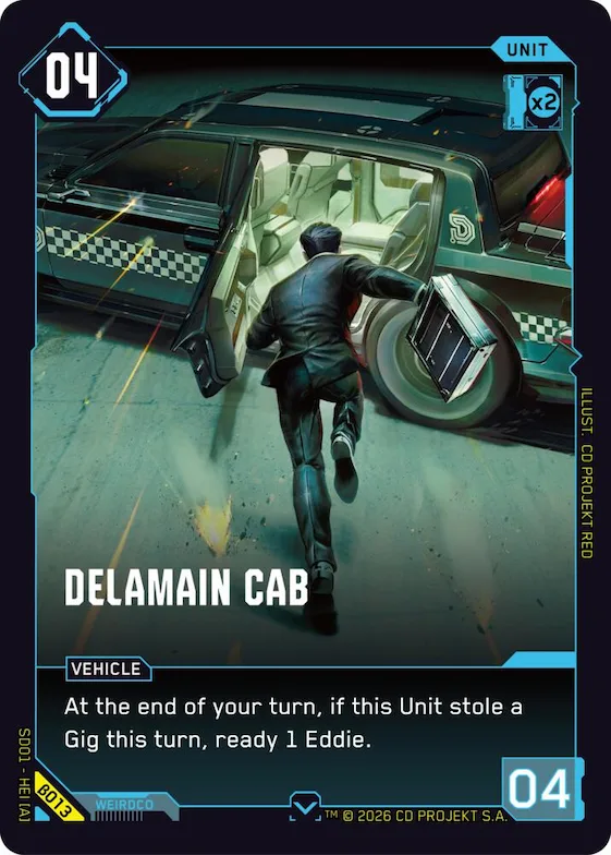 Delamain Cab #b13 – The Heist - Beta Starter Deck