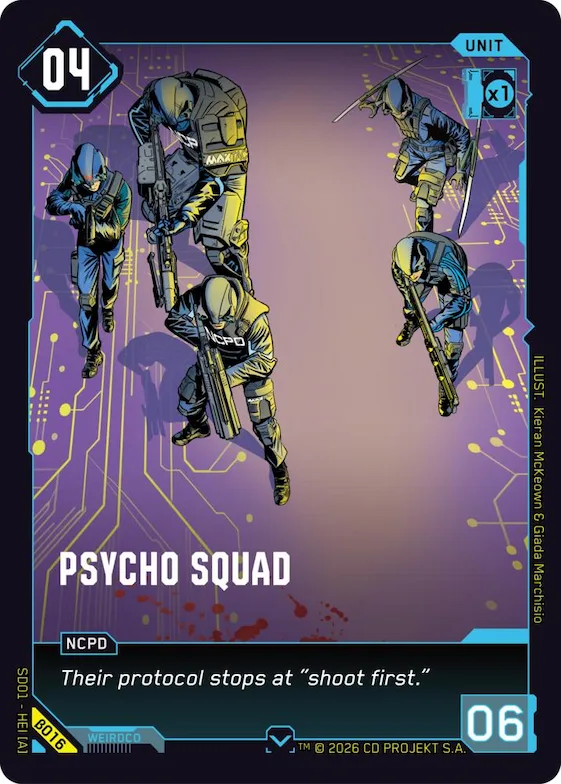 Psycho Squad #b16 – The Heist - Beta Starter Deck