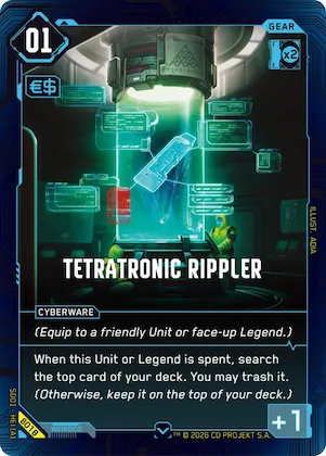 Tetratonic Rippler #b18 – The Heist - Beta Starter Deck