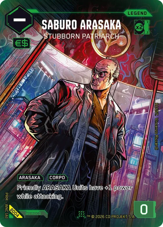 Saburo Arasaka - Stubborn Patriarch #b4 – Box Toppers - Beta