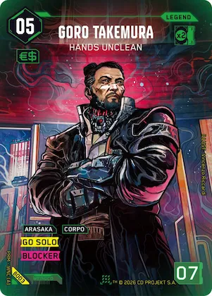Goro Takemura - Hands Unclean #b3 – Box Toppers - Beta