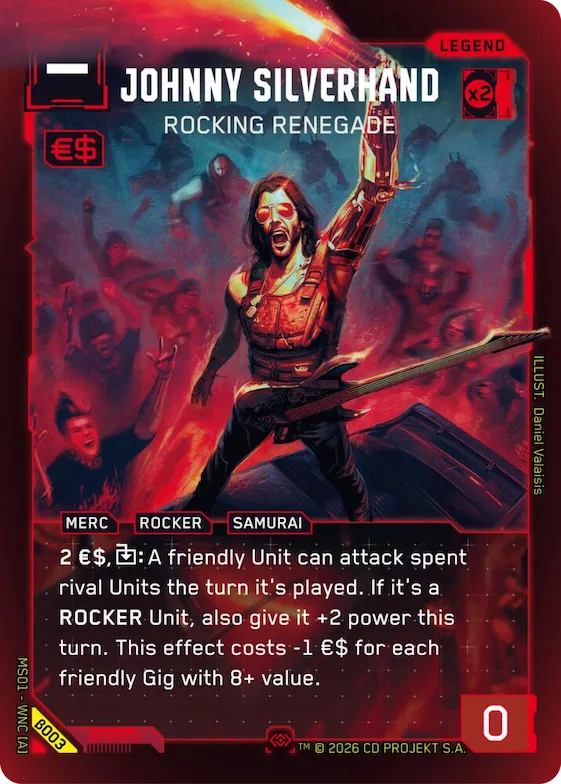 Johnny Silverhand - Rocking Renegade (Secret) #b3 – Welcome to Night City - Beta