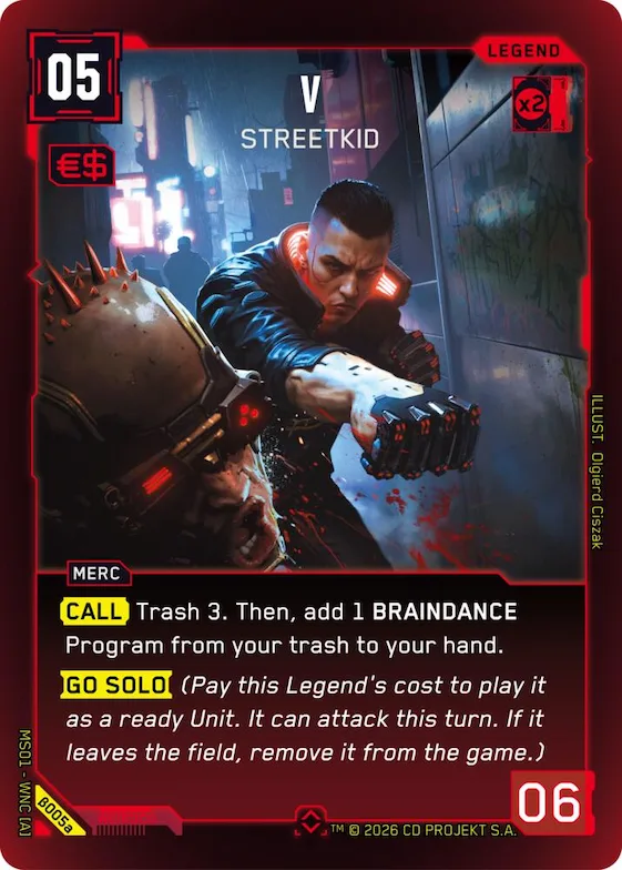 V - Streetkid (a) #b5a – Welcome to Night City - Beta