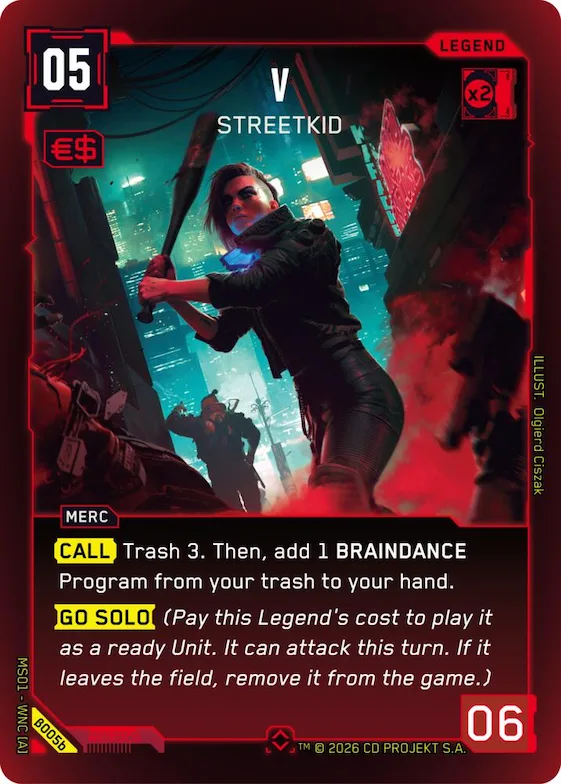 V - Streetkid (b) #b5b – Welcome to Night City - Beta