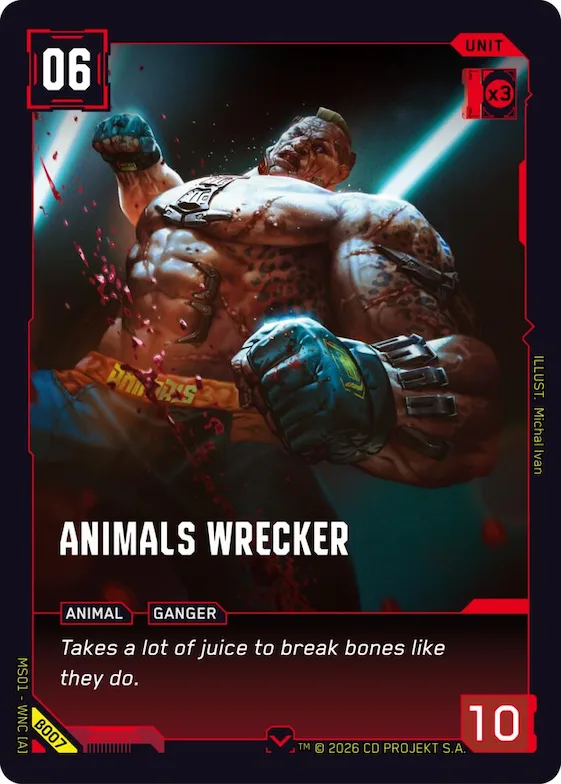 Animals Wrecker #b7 – Welcome to Night City - Beta