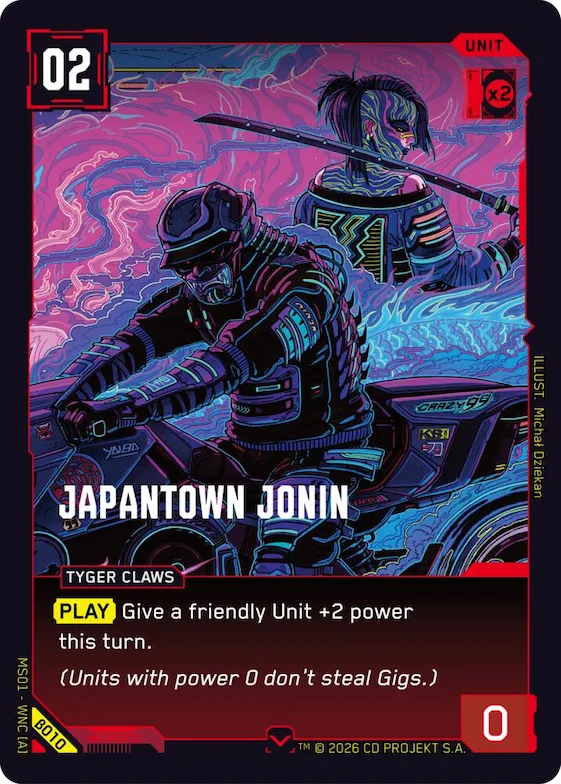 Japantown Jonin #b10 – Welcome to Night City - Beta