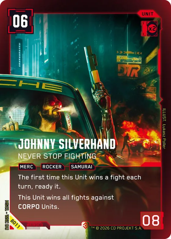 Johnny Silverhand - Never Stop Fighting (Epic) #b11 – Welcome to Night City - Beta