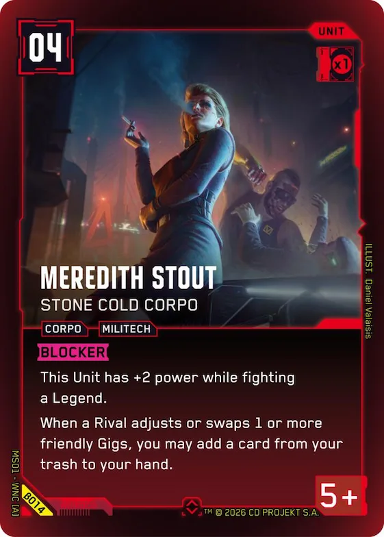 Meredith Stout - Stone Cold Corpo #b14 – Welcome to Night City - Beta