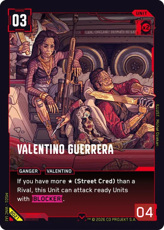 Valentino Guerrera #b21 – Welcome to Night City - Beta