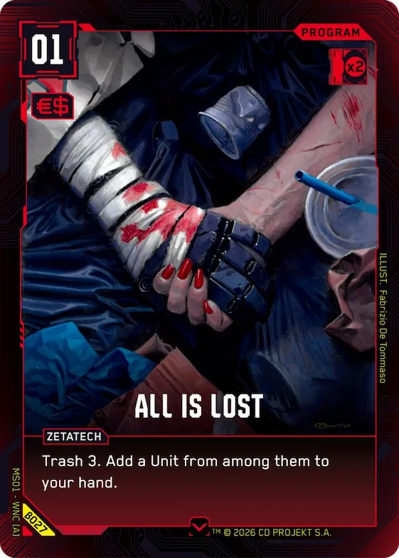 All is Lost #b27 – Welcome to Night City - Beta