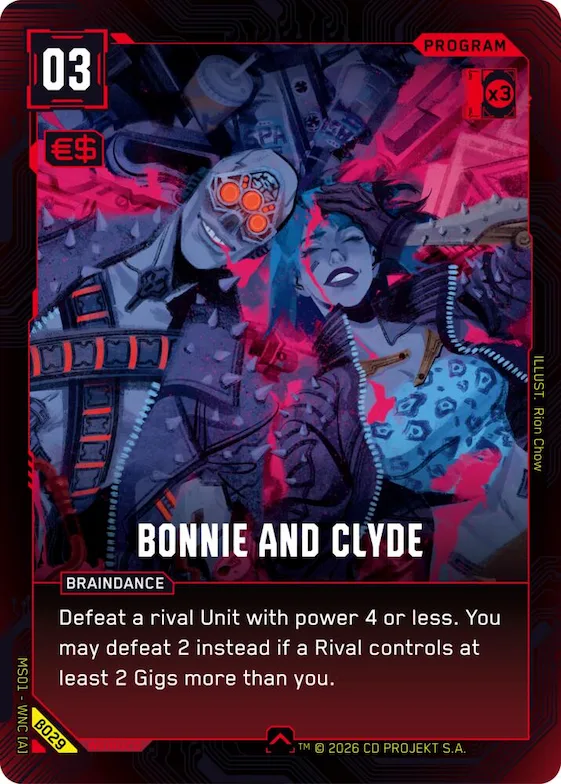 Bonnie and Clyde #b29 – Welcome to Night City - Beta