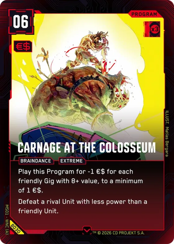 Carnage at the Colosseum #b30 – Welcome to Night City - Beta