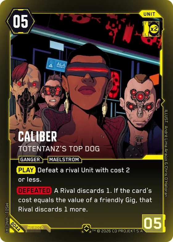 Caliber - Totentanz's Top Dog #b44 – Welcome to Night City - Beta