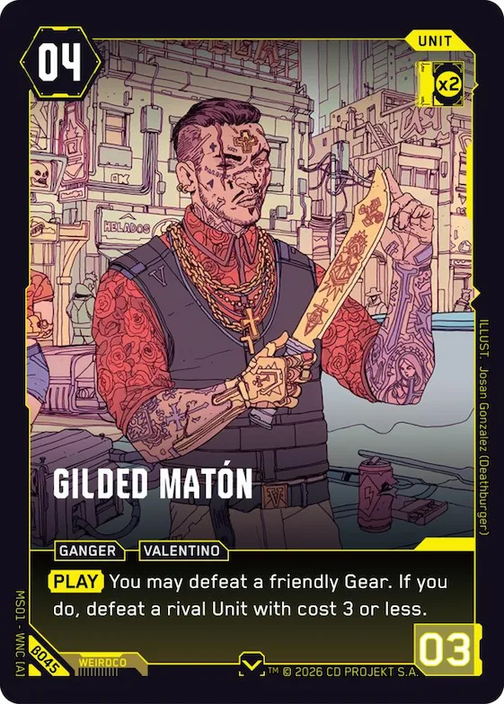 Gilded Maton #b45 – Welcome to Night City - Beta