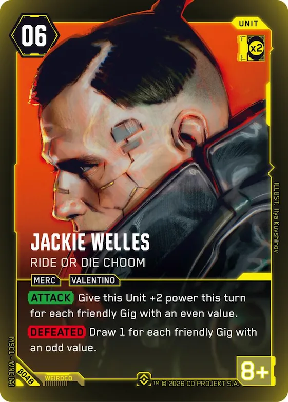 Jackie Welles - Ride or Die Choom #b48 – Welcome to Night City - Beta
