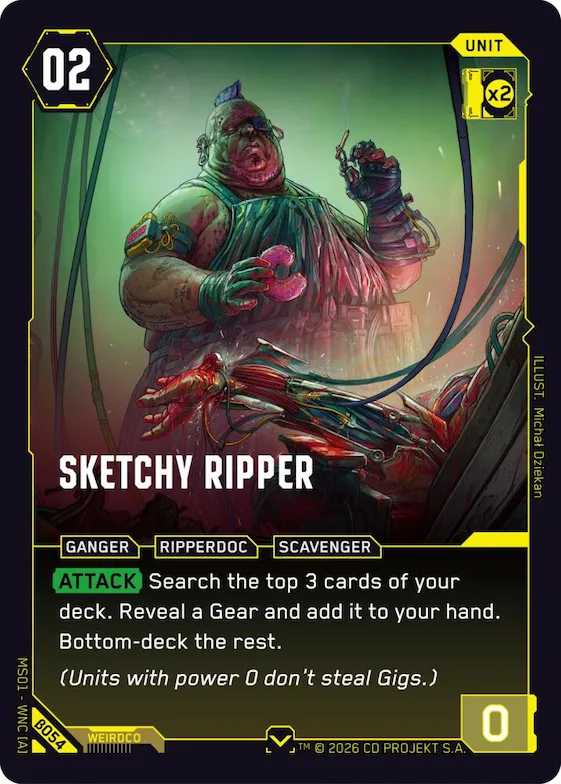 Sketchy Ripper #b54 – Welcome to Night City - Beta