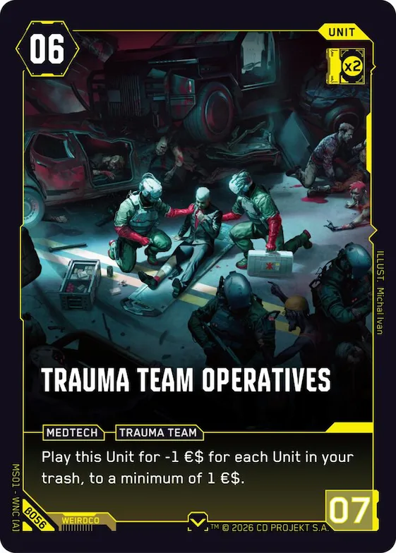 Trauma Team Operatives #b56 – Welcome to Night City - Beta