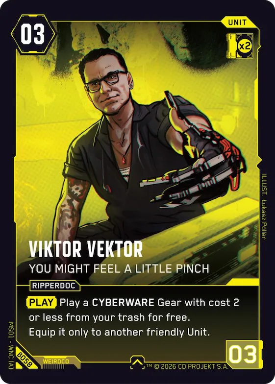 Viktor Vektor - You Might Feel a Little Pinch #b58 – Welcome to Night City - Beta