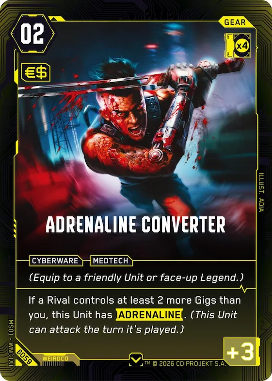 Adrenaline Converter #b59 – Welcome to Night City - Beta