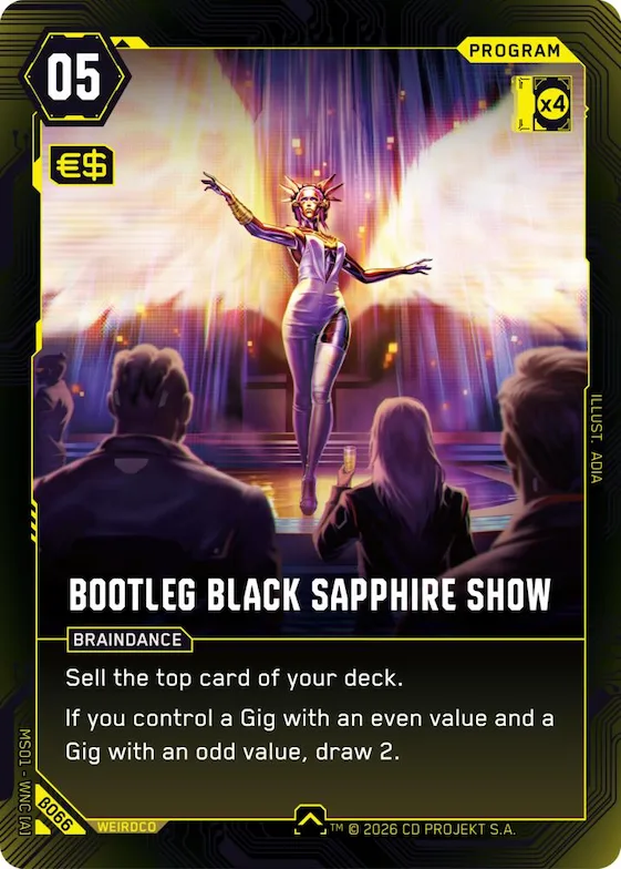 Bootleg Black Sapphire Show #b66 – Welcome to Night City - Beta