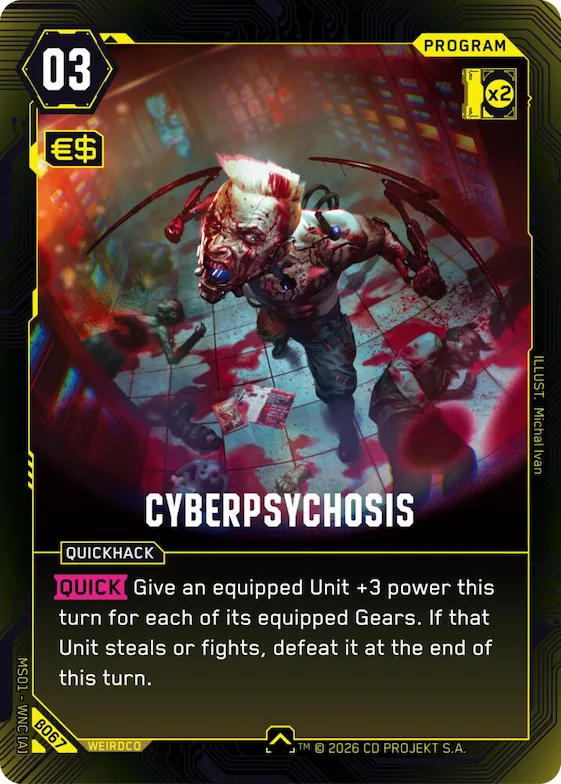Cyberpsychosis #b67 – Welcome to Night City - Beta