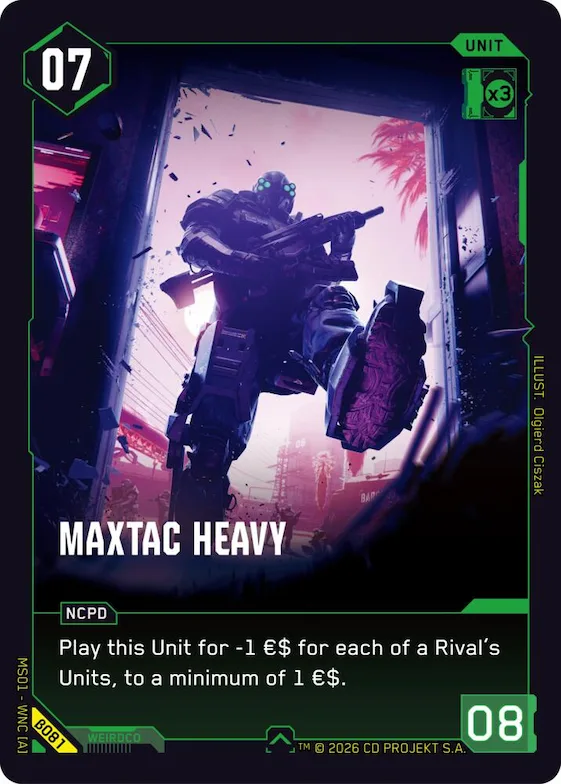 MaxTac Heavy #b81 – Welcome to Night City - Beta