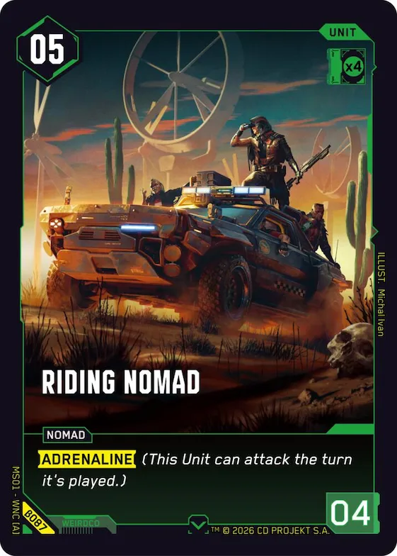 Riding Nomad #b87 – Welcome to Night City - Beta