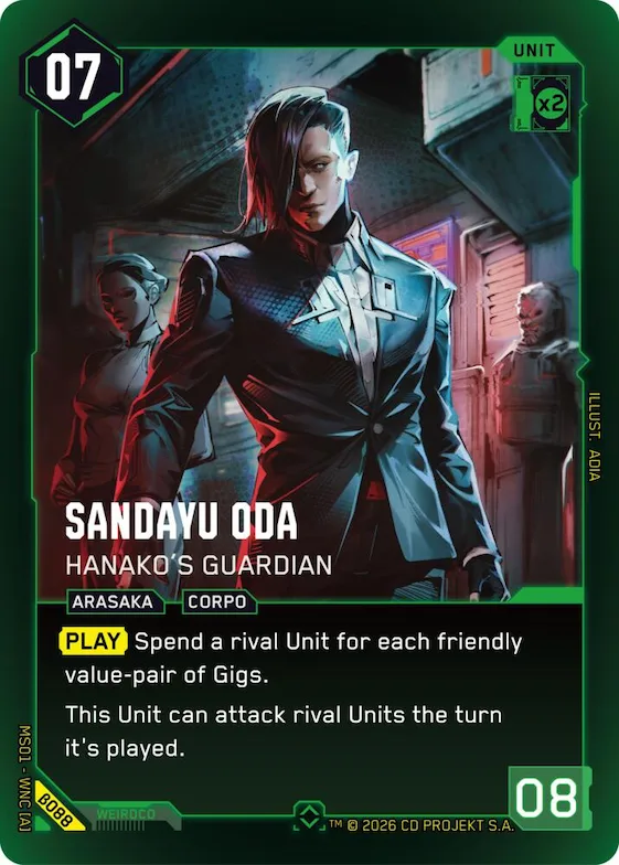 Sandayu Oda - Hanako's Guardian (Rare) #b88 – Welcome to Night City - Beta