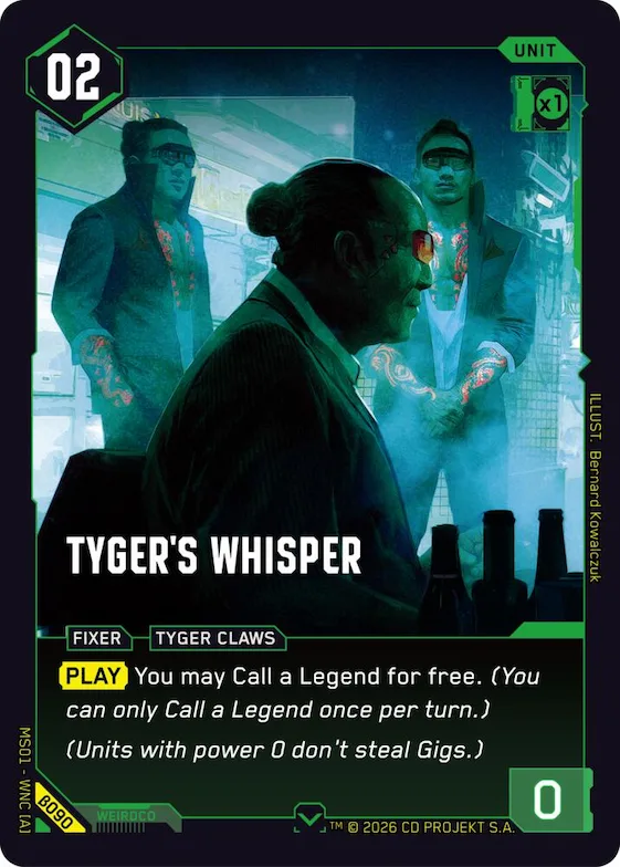 Tyger's Whisper #b90 – Welcome to Night City - Beta