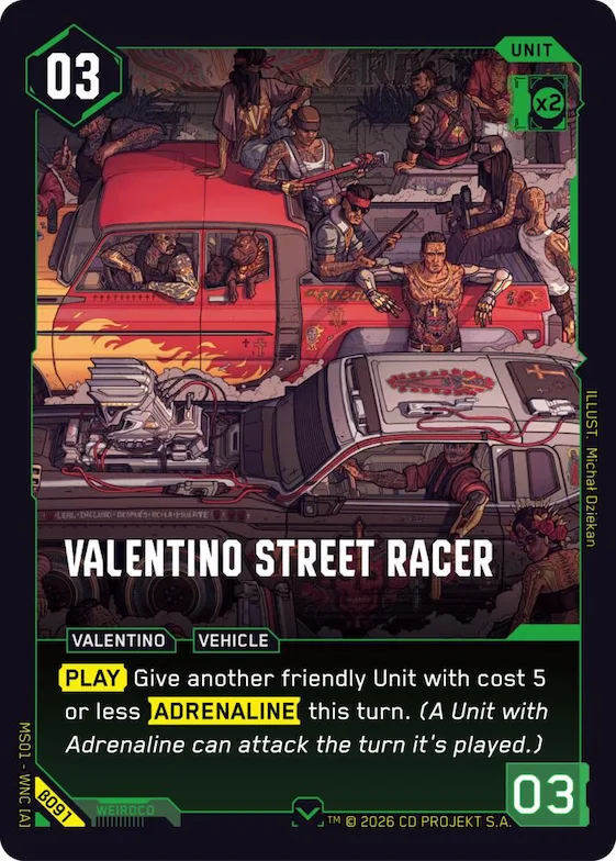 Valentino Street Racer #b91 – Welcome to Night City - Beta