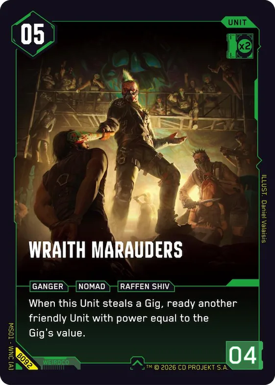 Wraith Marauders #b92 – Welcome to Night City - Beta