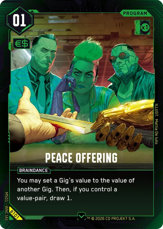 Peace Offering #b101 – Welcome to Night City - Beta