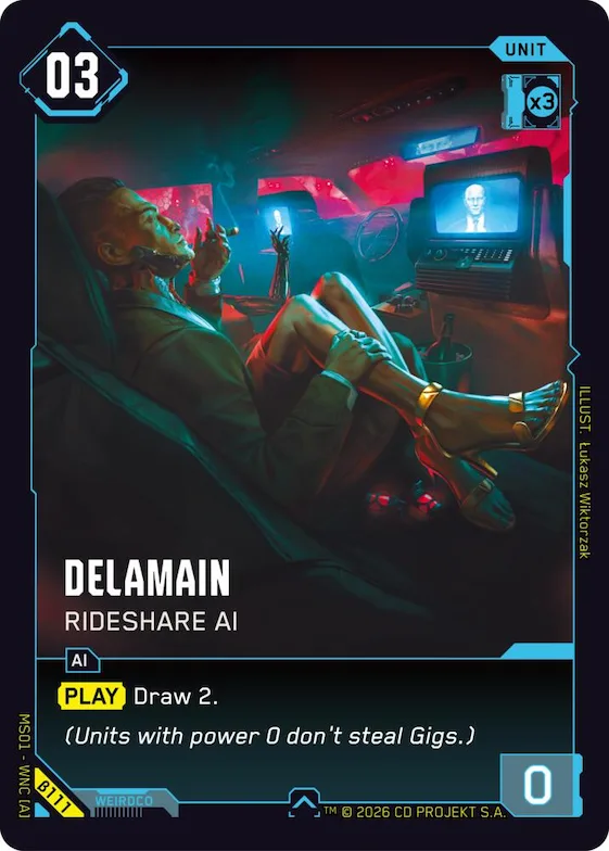 Delamain - Rideshare AI #b111 – Welcome to Night City - Beta