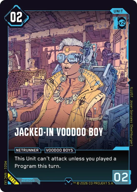 Jacked-In Voodoo Boy #b115 – Welcome to Night City - Beta
