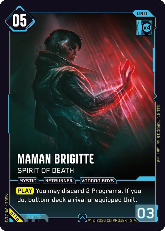 Maman Brigitte - Spirit of Death #b118 – Welcome to Night City - Beta
