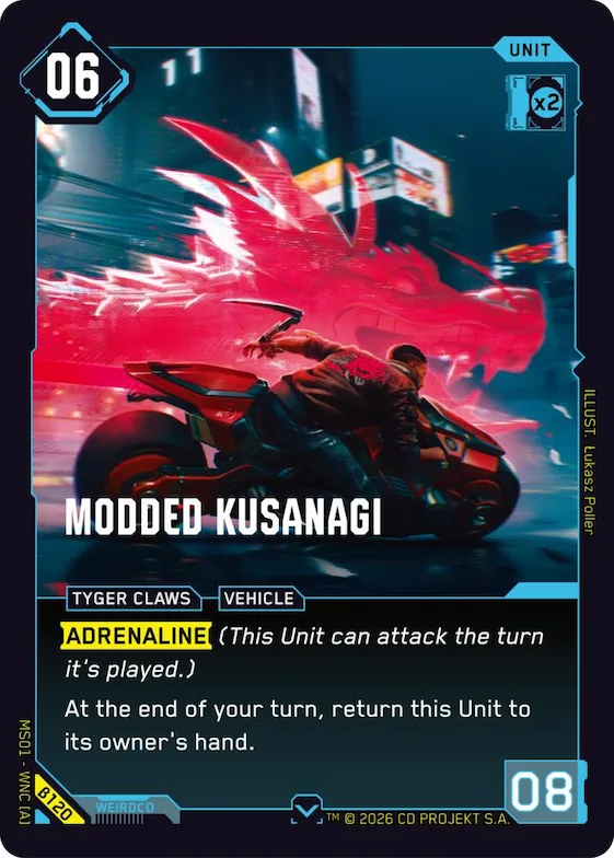 Modded Kusanagi #b120 – Welcome to Night City - Beta