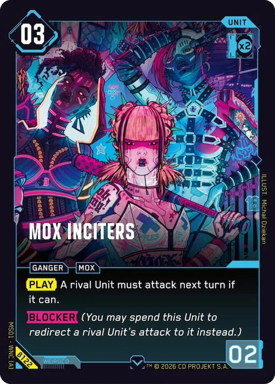 Mox Inciters #b122 – Welcome to Night City - Beta