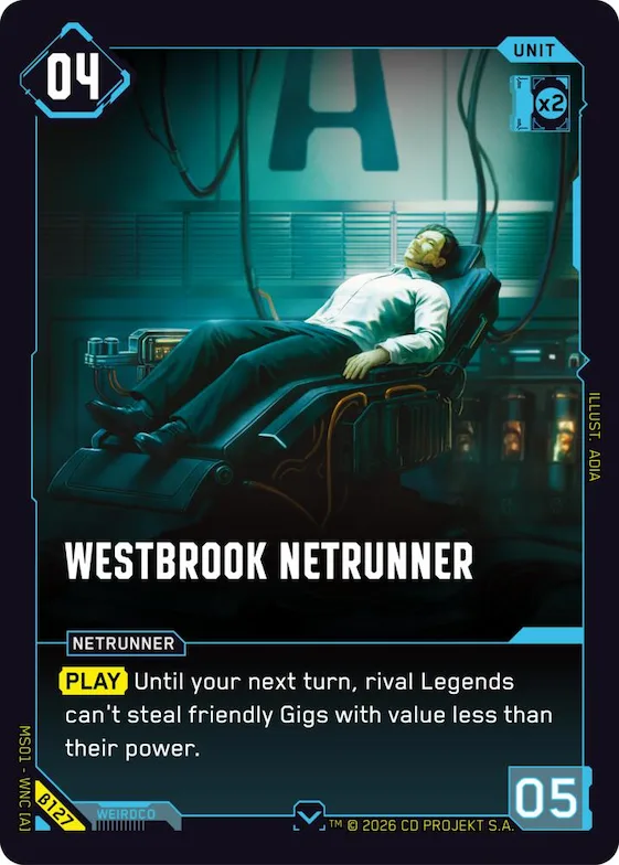 Westbrook Netrunner #b127 – Welcome to Night City - Beta