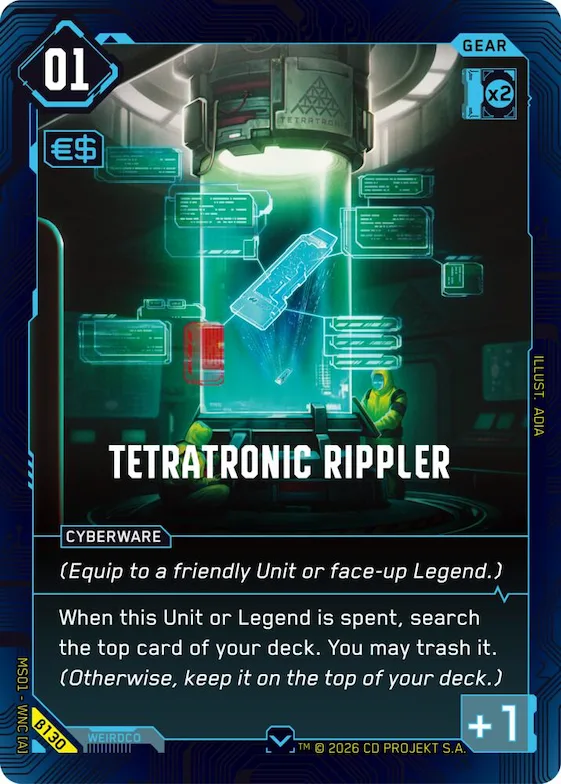 Tetratronic Rippler #b130 – Welcome to Night City - Beta